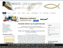 Tablet Screenshot of gedichtensite.nl